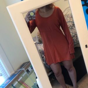 Long sleeve tunic dress